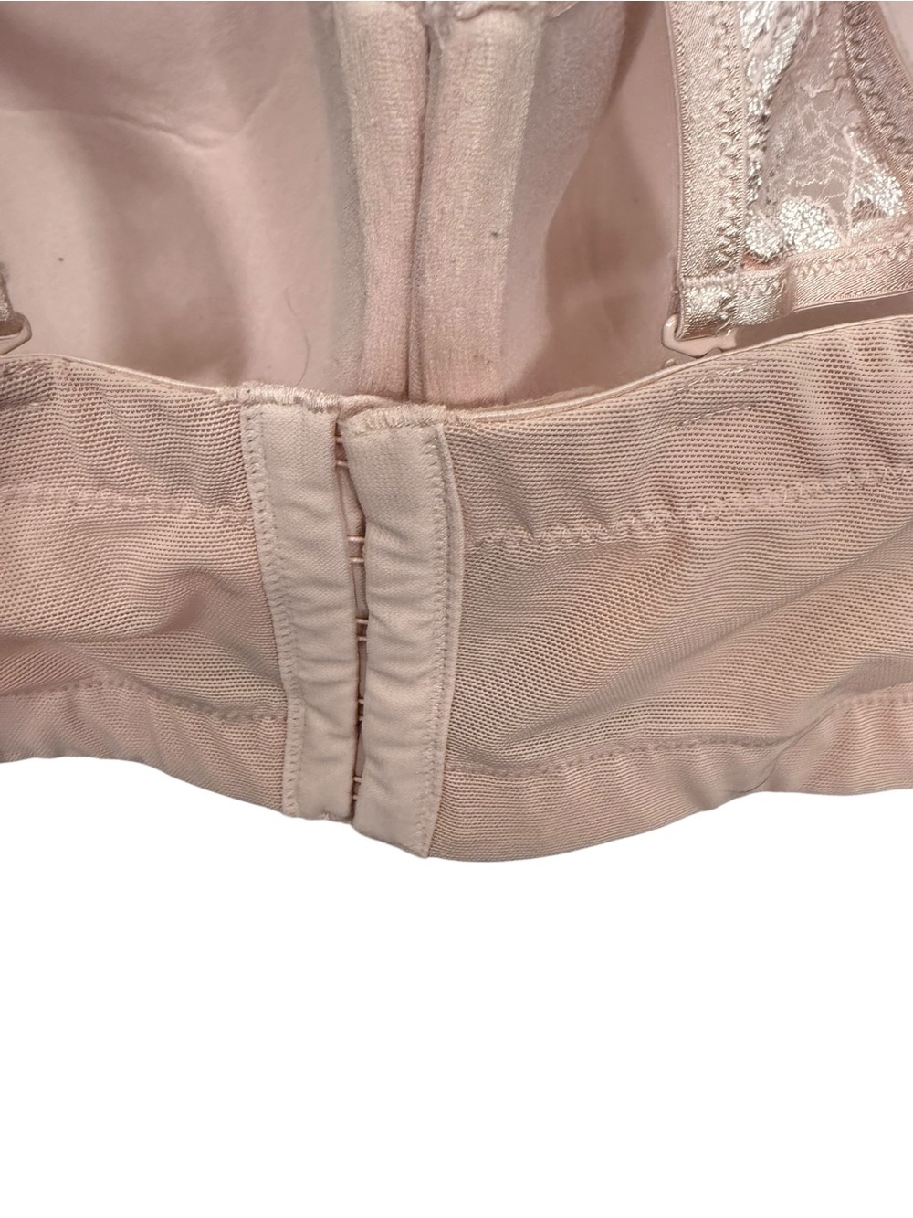 Cacique Lace-Overlay Balconette Bra - Blush size 42DDD - Picture 5 of 8